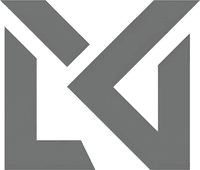 Минималистичный абстрактный логотип бара Дринки Крафт в серых тонах на белом фоне